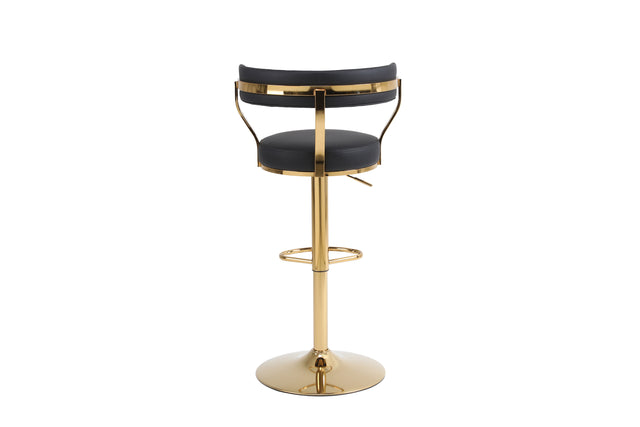 Bar Stools with Back and Footrest Counter Height Dining Chairs (1PCS/CTN)