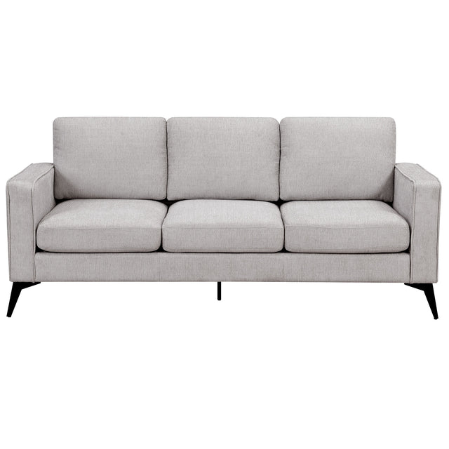 [VIDEO provided] [New]Modern 3-Piece Sofa Sets with Sturdy Metal Legs,Chenille Upholstered Couches Sets Including 3-Seat Sofa, Loveseat and Single Chair for Living Room Furniture Set (1+2+3 Seat)