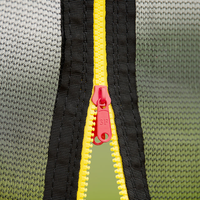 10FT  Trampoline with Basketball Hoop Inflator and Ladder(Inner Safety Enclosure) Green