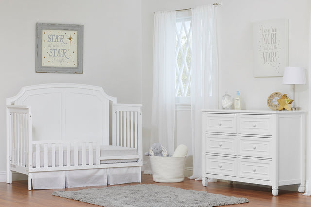 Alice 4-in-1 Convertible Crib White