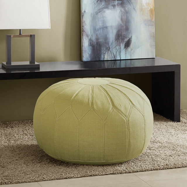 [Only support Drop Shipping Buyer] Kelsey  Round Pouf Ottoman