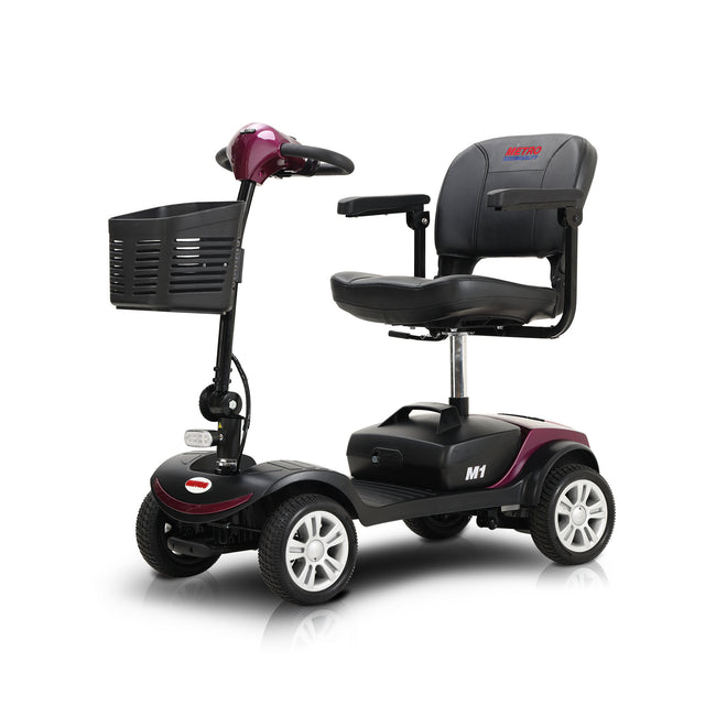 W42933831 Compact Travel Mobility Scooter M1 PLUM