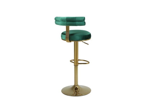 Bar Stools with Back and Footrest Counter Height Dining Chairs (2PCS/CTN)
