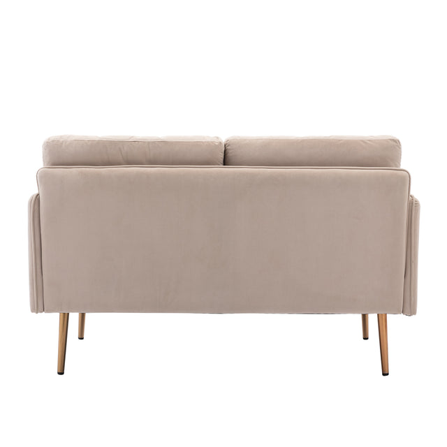 COOLMORE  Velvet  Sofa , Accent sofa .loveseat sofa with Stainless feet