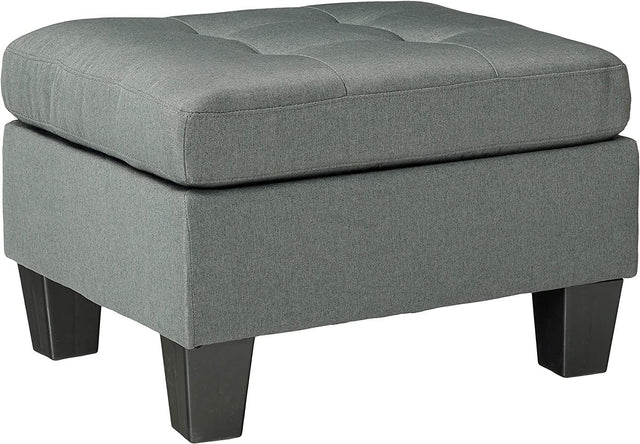 ACME Earsom Sectional Sofa in Gray Linen 52775