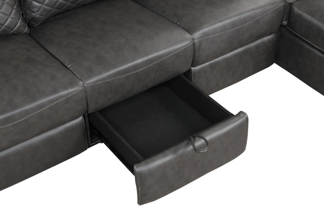 Charlotte Sectional Gray