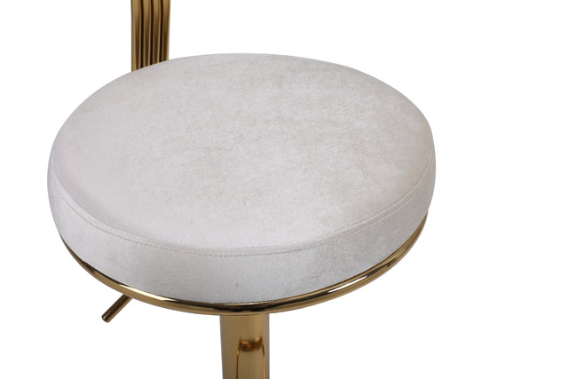 Bar Stools with Back and Footrest Counter Height Dining Chairs (2PCS/CTN)