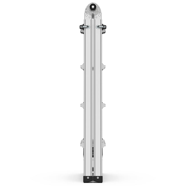 Multi position foldable engineering multifunctional aluminum alloy ladder A-type ladder straight ladder 17ft for home