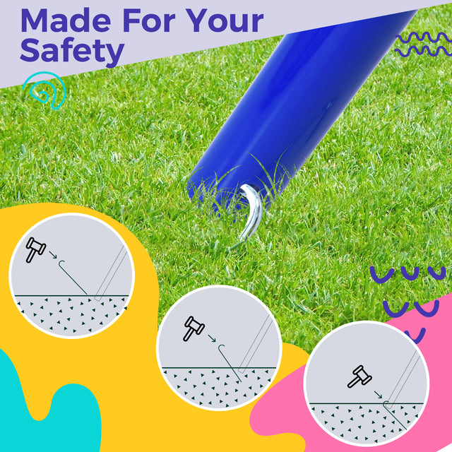 Outdoor Toddler Saucer Swing Set for Backyard, Playground Tree Swing Sets with Steel Frames,  with Disc Tree Swing Playset