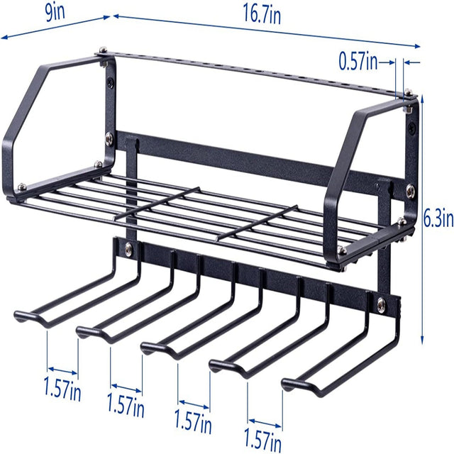 Power Tool Organizer for Garages and Warehouses, Wall Mounted Tool Organizer for Storing Drill Bits and Screwdrivers, Clearance Tools for Cordless Drills