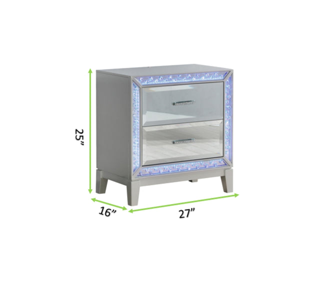 Luxury Night stand Silver