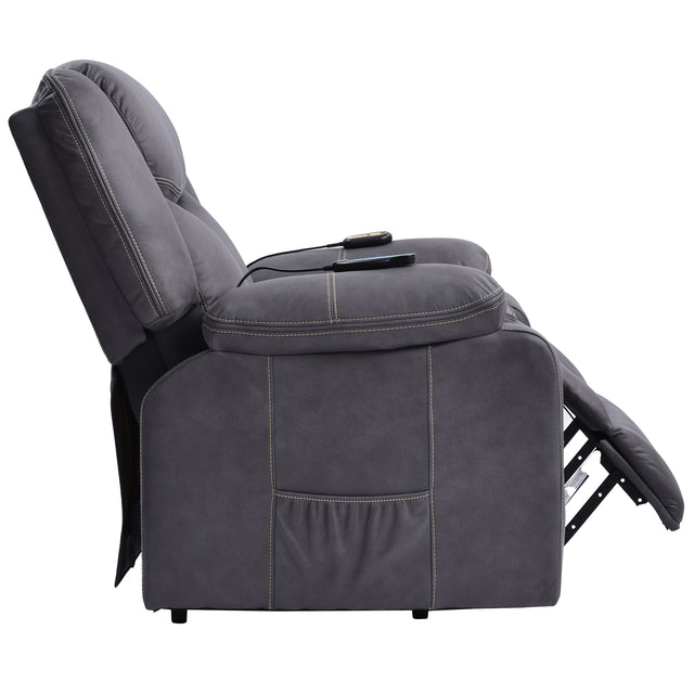 Orisfur. Power Lift Chair for Elderly with Adjustable Massage Function, Recliner Chair with Heating System for Living Room