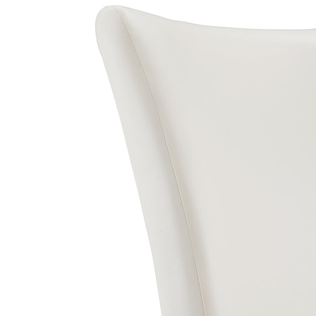 Dining chair (white breathing leather)