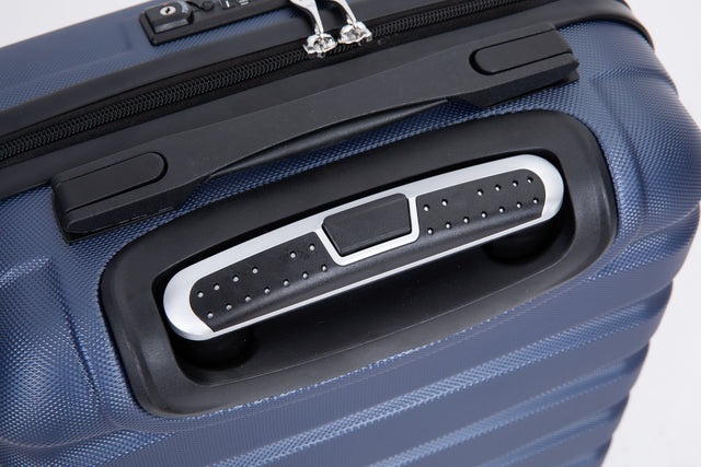 20" Carry on Luggage ABS Lightweight Suitcase, Spinner Wheels, TSA Lock, Blue