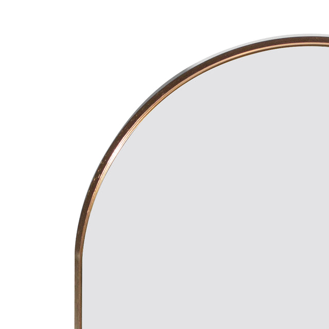 Gold 65 x 22 In Arch Stand full-length mirror