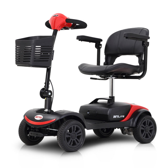 W42923316 [NO LED LIGHT] Compact Mobility Scooter- M1 LITE RED