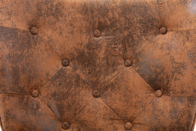 COOLMORE  Accent chair  Living Room/Bed Room, Modern Leisure  Chair  Coffee color Microfiber fabric