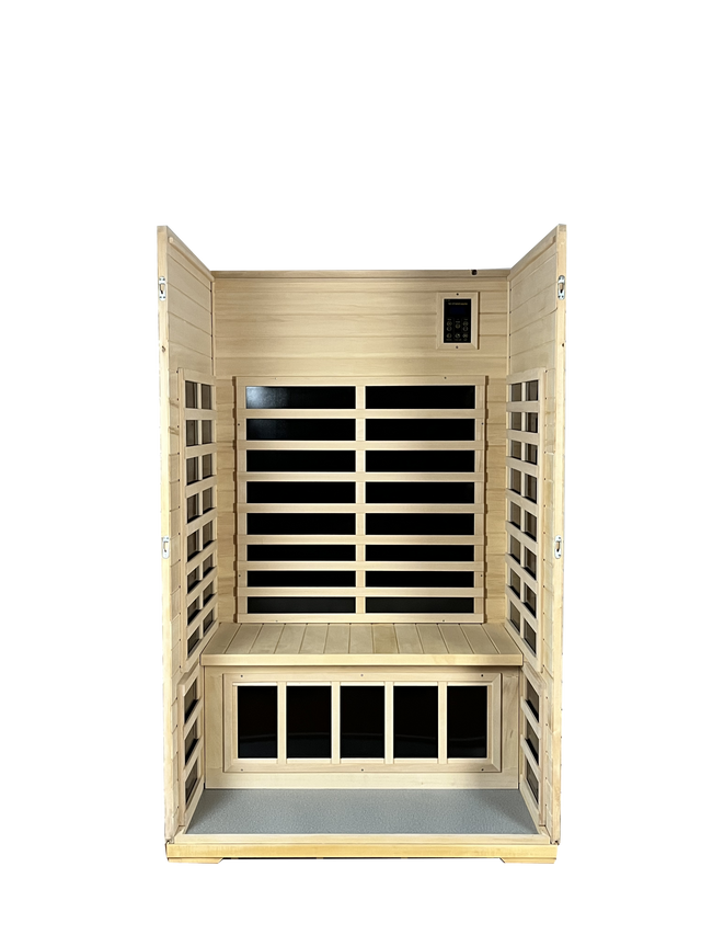 Two  Person Outdoor Basswood Far Infrared Sauna Room