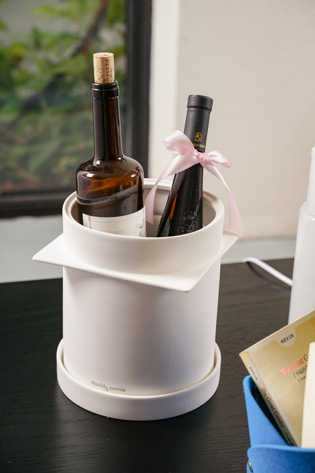 Flower Pots Succulent Pots with Drinage Indoor Round Planter Pots with Saucer White Cactus Planters with Hole Outdoor Graden Pots