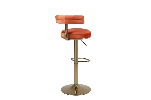 Bar Stools with Back and Footrest Counter Height Dining Chairs (2PCS/CTN)