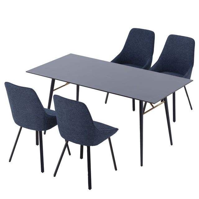 Upgrade Dining Table Black Desktop 1800mm