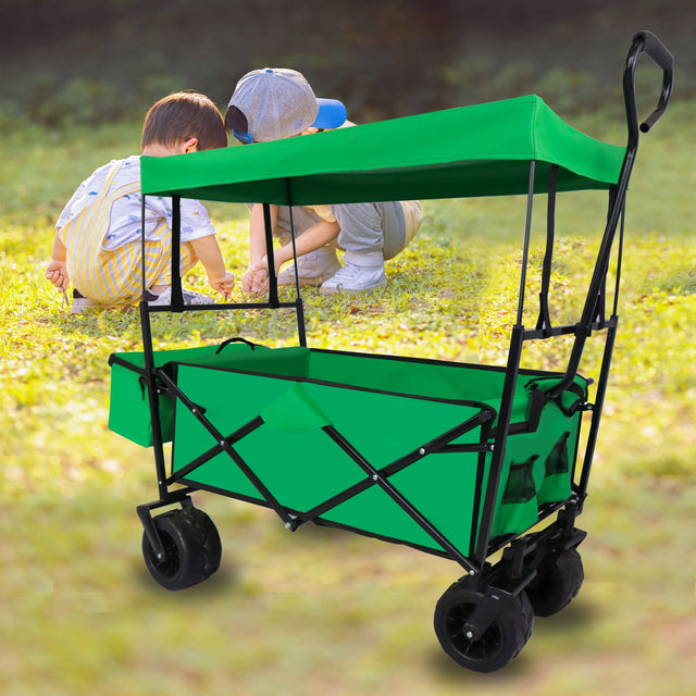 Outdoor Garden Park Utility kids wagon portable beach trolley cart camping foldable folding wagon