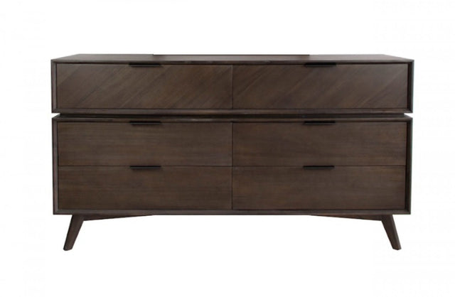 Modrest Roger Mid-century Acacia Dresser