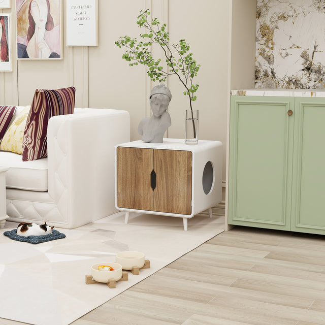 Pet house,Hidden Cat Home Side Table,Suitable for bedroom, living room, study and other spaces