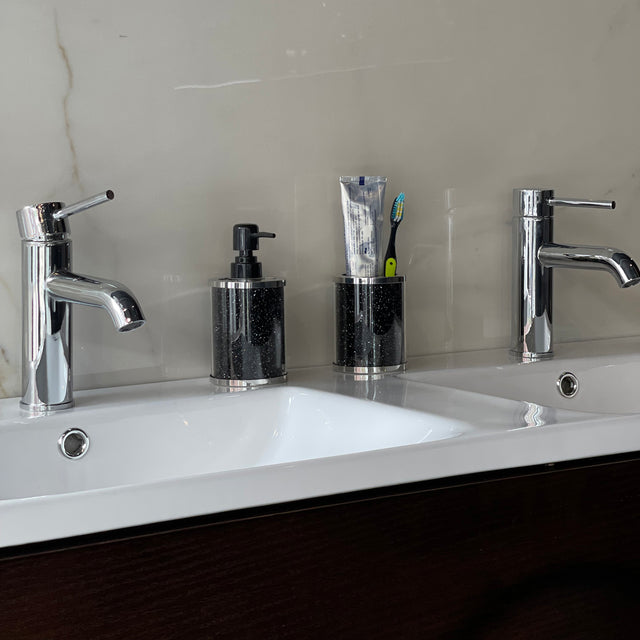 Ambrose Exquisite 2 Piece Soap Dispenser and Toothbrush Holder in Gift Box