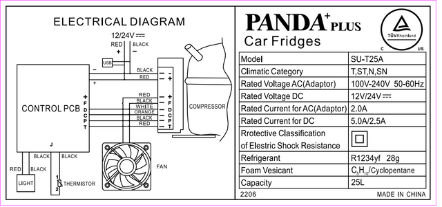 Car Refrigerator 55LBS Car Freezer 12/24V