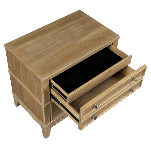 Hazel 3-Drawer Hazel 3-Drawer Side Table for Living Room, Hallway, Entryway