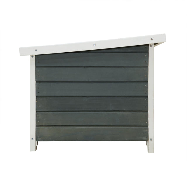 Weatherproof  wooden outdoor rabbit hutch  Lockable Door Openable Top Indoor for Small Animals