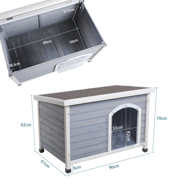 Wooden Dog Houses Weatherproof for Medium Dog