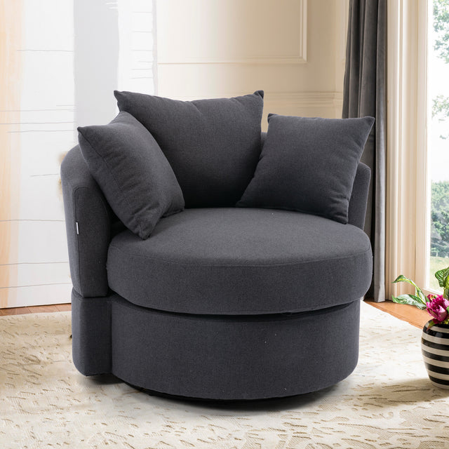 Modern  Akili swivel accent chair  barrel chair  for hotel living room / Modern  leisure chair