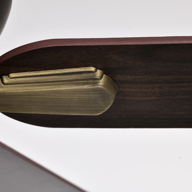 52inch Bronze Metal 3 Lights Ceiling Fan with 5 Wood Blades, Two-color fan blade, AC Motor, Remote Control, Reversible Airflow, Multi-Speed, Adjustable Height, Traditional Ceiling Fan