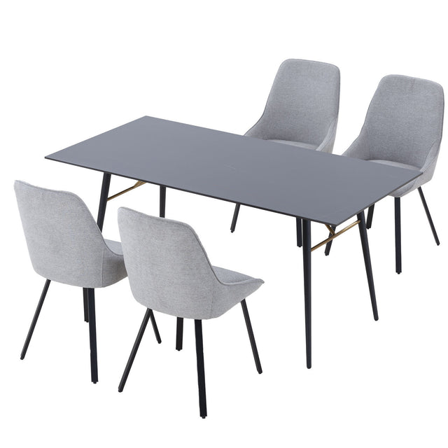 Upgrade Dining Table Black Desktop 1800mm