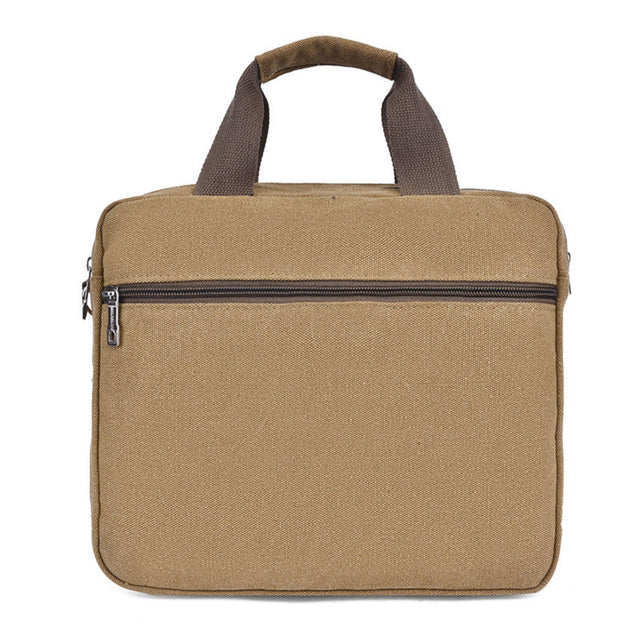 Men's crossbody bag, casual neutral solid color men's canvas one shoulder crossbody bag handbag