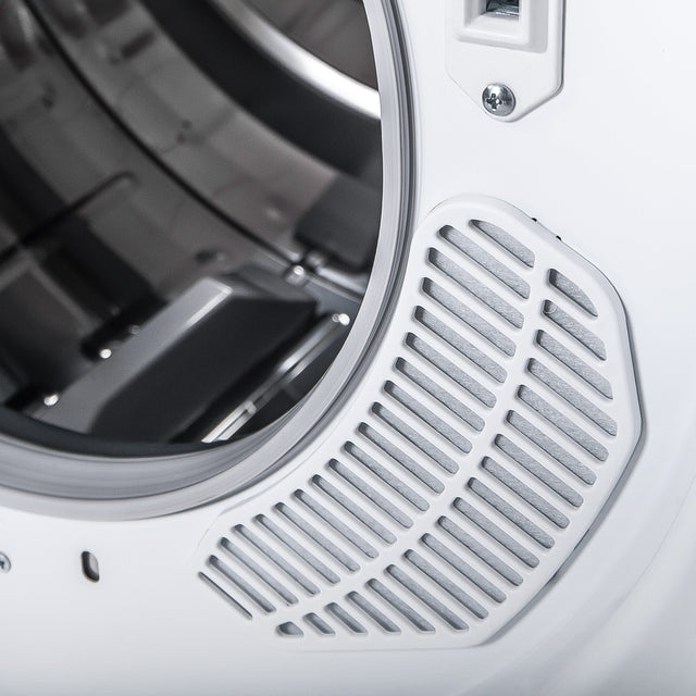2.65 Cu.Ft Compact  Laundry Dryer, 9 LBS Capacity Compact Tumble Dryer with 1400W Drying Power, Easy Control Clothes Dryer