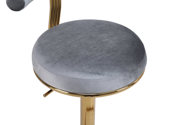 Bar Stools with Back and Footrest Counter Height Dining Chairs (2PCS/CTN)