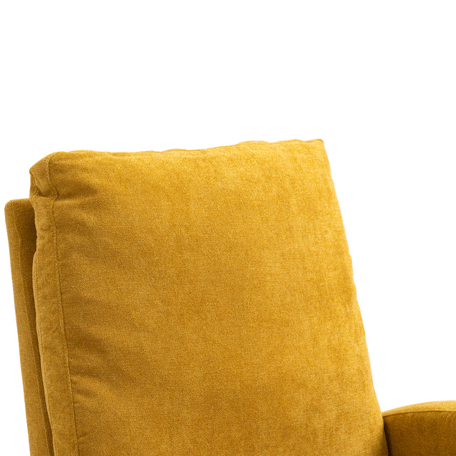 COOLMORE  living  room Comfortable  rocking chair  living room chair  Yellow