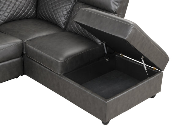 Charlotte Sectional Gray