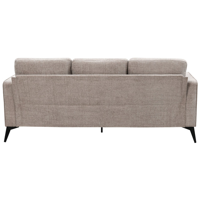[VIDEO provided] [New]Modern 3-Piece Sofa Sets with Sturdy Metal Legs,Chenille Upholstered Couches Sets Including 3-Seat Sofa, Loveseat and Single Chair for Living Room Furniture Set (1+2+3 Seat)