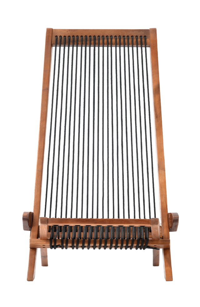 folding roping wood chair