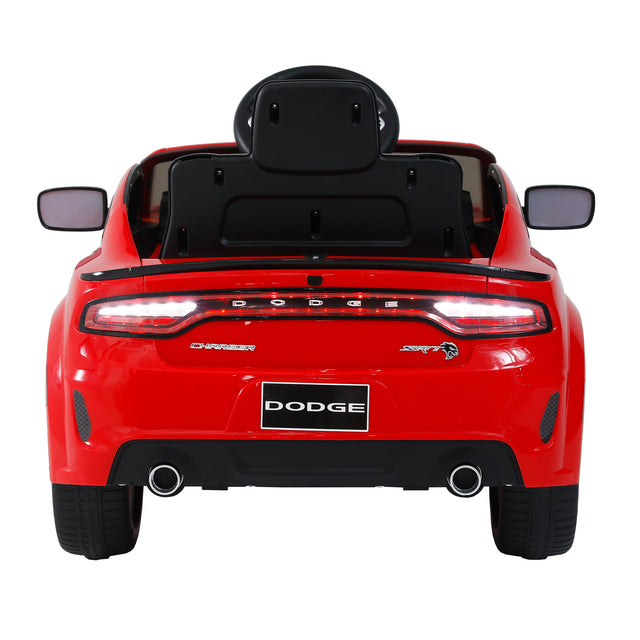 Licensed Dodge Charger，12v Kids ride on car W/Parents Remote Control ,electric cart for kids，Three speed adjustable,Power display, slow start、USB,MP3 ,Bluetooth,LED light、Four wheel suspension
