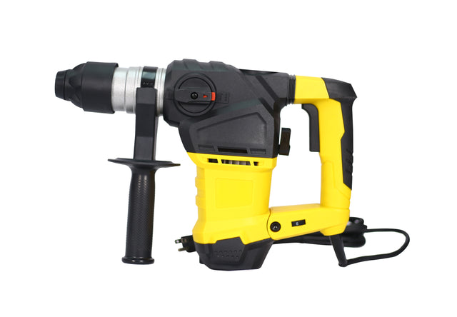 Professioinal Quality 1-1/4” SDS-Plus Heavy Duty Rotary Hammer Drill 13 Amp - Vibration Control, 3 Functions