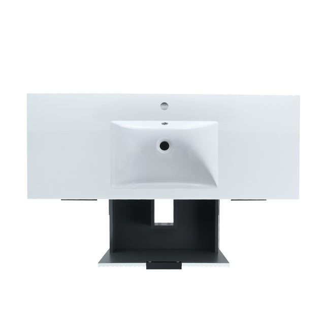 48 Inch Freestanding Bathroom Vanity With Resin Basin,48x18-BVA01148WH