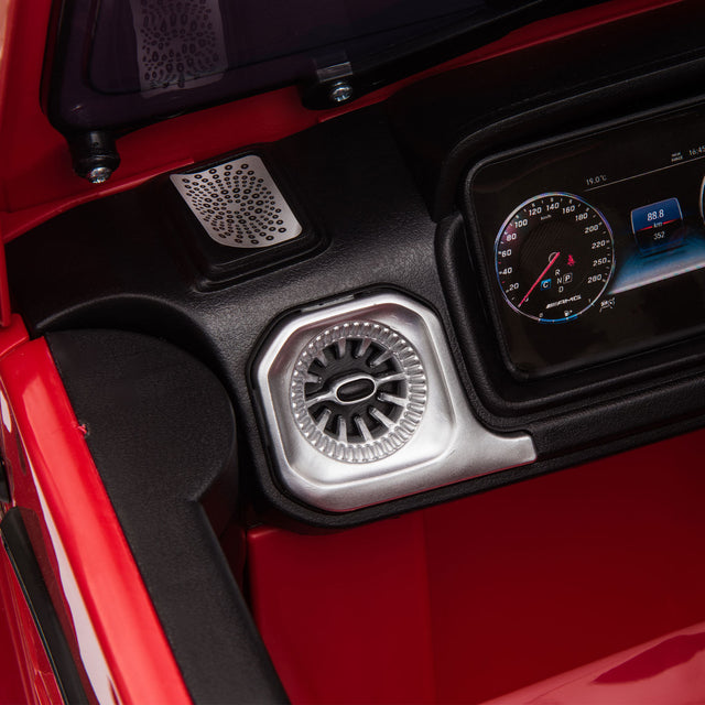 12V kids Ride On Jeep with Remote Control, Electric Car for Kids 3-6 Years, 3 Speeds, Music Story Playing, LED Lights, MP3 Player,Red