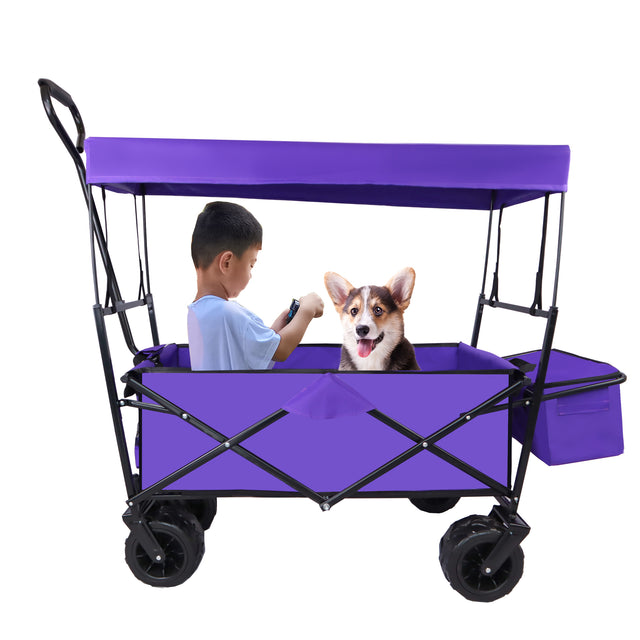 Outdoor Garden Park Utility kids wagon portable beach trolley cart camping foldable folding wagon