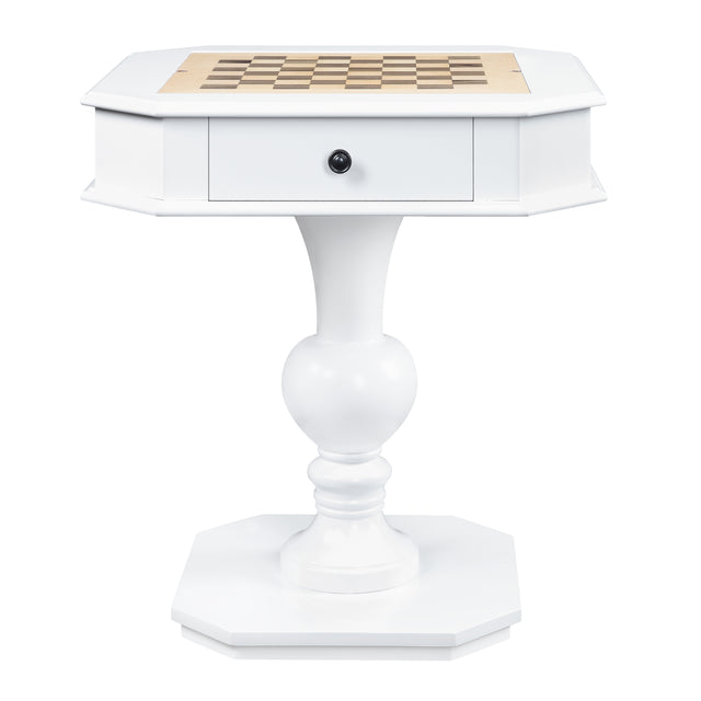ACME Galini Game Table in White Finish AC00862