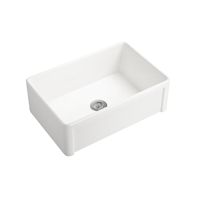 Inch  White Farmhouse Sink Deep Apron Sink Undermount Farmhouse Kitchen Sink Single Farm Sink